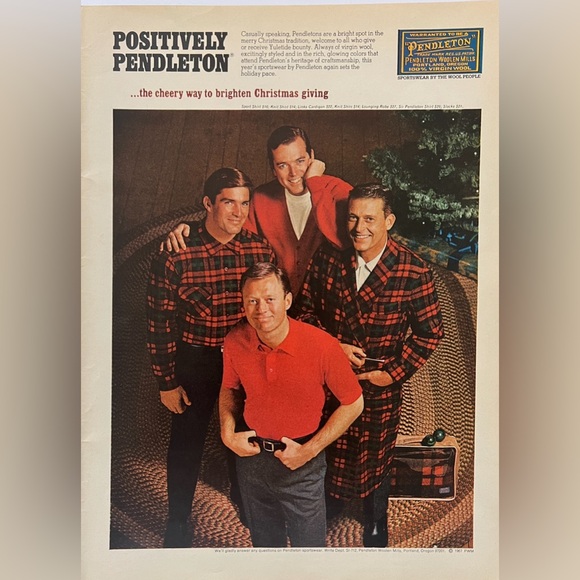 Pendleton | Vintage Magazine Advertisement - Picture 1 of 2